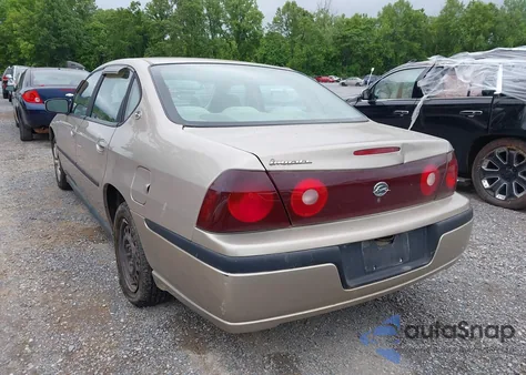 2002 Chevrolet Impala из США, поврежденный, VIN 2G1WF52E929218857